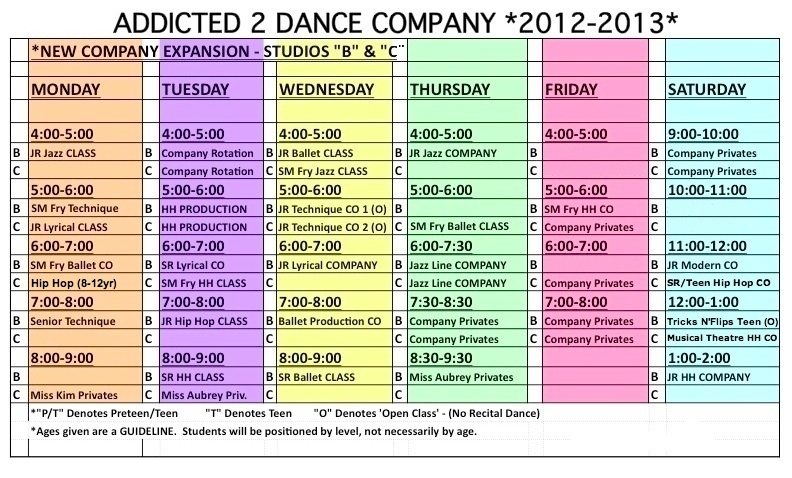 2012-2013 A2D Schedule B/C